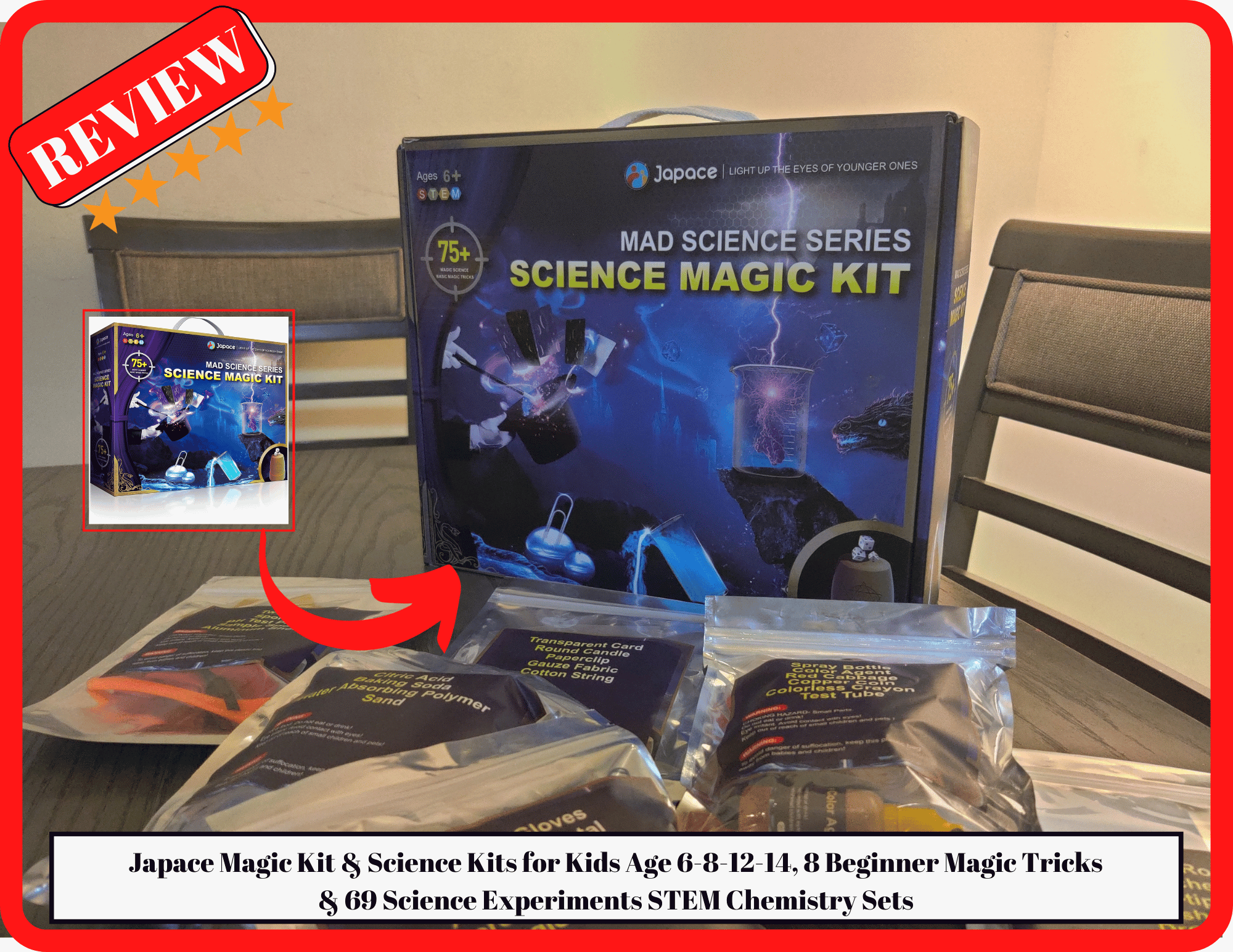 Watch Japace Magic Kit & Science Kits for Kids on Amazon Live